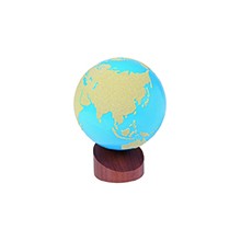 Globe Of Land  and Water  Sandpaper