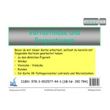 Mathematik Lernkarteien - Verhältnisse und Proportionen