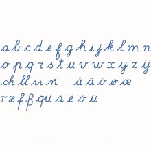 copy of Bewegliches Alphabet, mittel (rot) - lateinische Ausgangsschrift