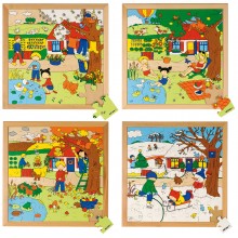 Season puzzles 2 - set of 4