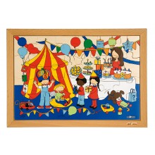 Children's activities puzzle - party