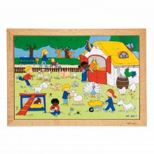 Children's activities puzzle - farm visit