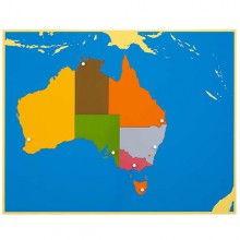 Puzzlekarte Australien