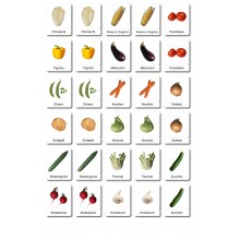 Gemüse - Klassifikationskarten - Deutsch