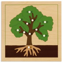 Holz Puzzle  Botanik  Baum