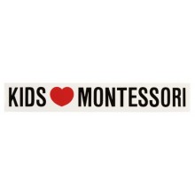 Nálepka: Deti milujú Montessori